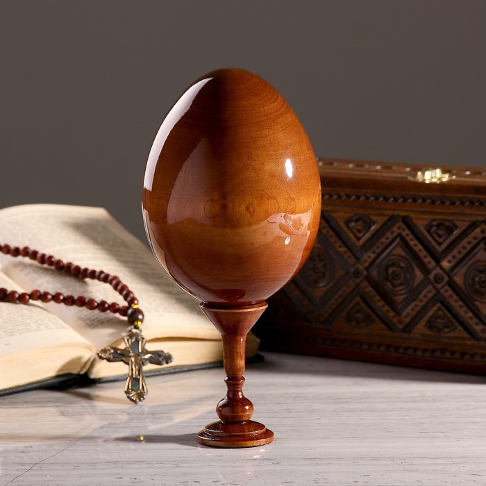 Сувенир Яйцо на подставке икона "Божья матерь Владимирская"