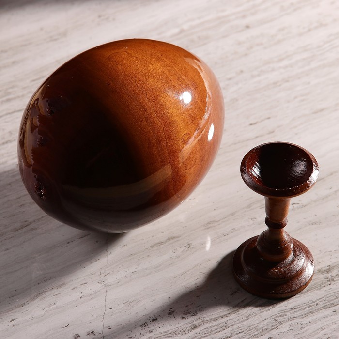 Сувенир Яйцо на подставке икона "Божья матерь Владимирская"