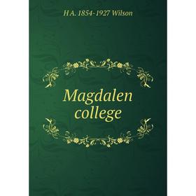 

Книга Magdalen college