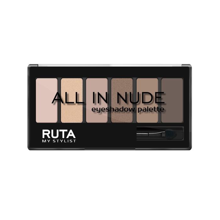 

Палетка теней RUTA ALL IN NUDE, тон 102 горячий шоколад