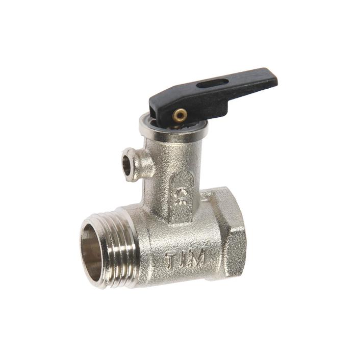 

Клапан для водонагревателя TIM BL5812, 1/2", с ручкой сброса
