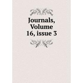 

Книга Journal s, Volume 16, issue 3