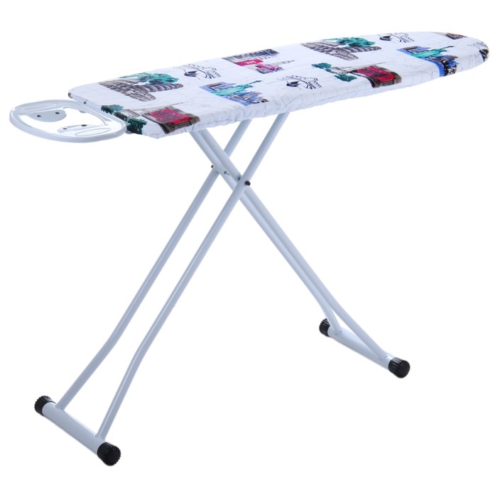 Доска гладильная 38х120 см "Элона", чехол МИКС