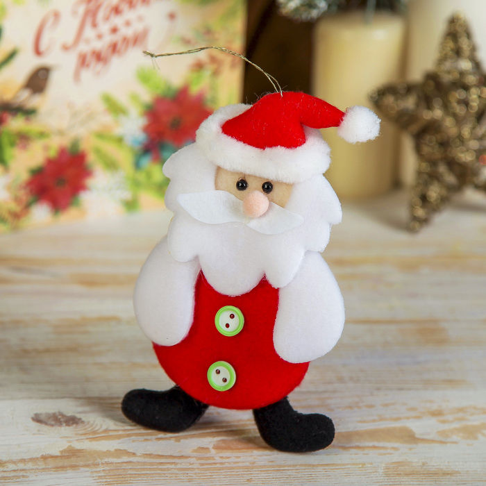 Мягкая игрушка "Толстячок Дед Мороз"