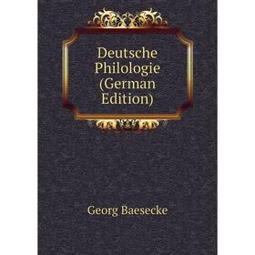 

Книга Deutsche Philologie (German Edition)