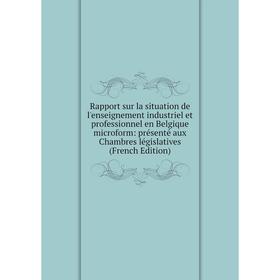 

Книга Rapport sur la situation de l'enseignement industriel et professionnel en Belgique microform: présenté aux Chambres législatives (French Edition