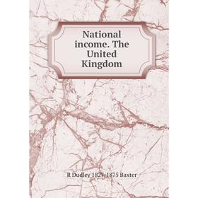 

Книга National income The United Kingdom