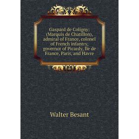 

Книга Gaspard de Coligny: (Marquis de Chatillon), admiral of France, colonel of French infantry, governor of Picardy, Ile de France, Paris, and Havre