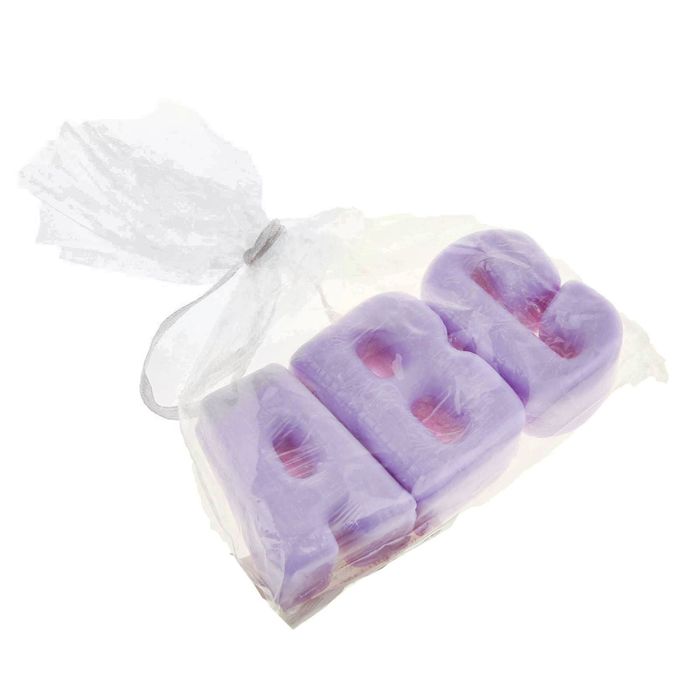 Мыло сувенирное "Буквы" (набор 3 шт), цвета МИКС