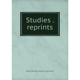 

Книга Studies. reprints