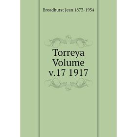 

Книга Torreya Volume v.17 1917
