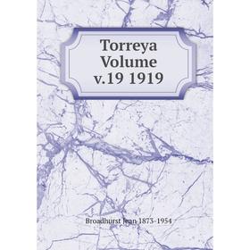 

Книга Torreya Volume v.19 1919