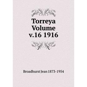 

Книга Torreya Volume v.16 1916