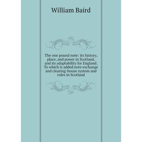 

Книга The one pound note