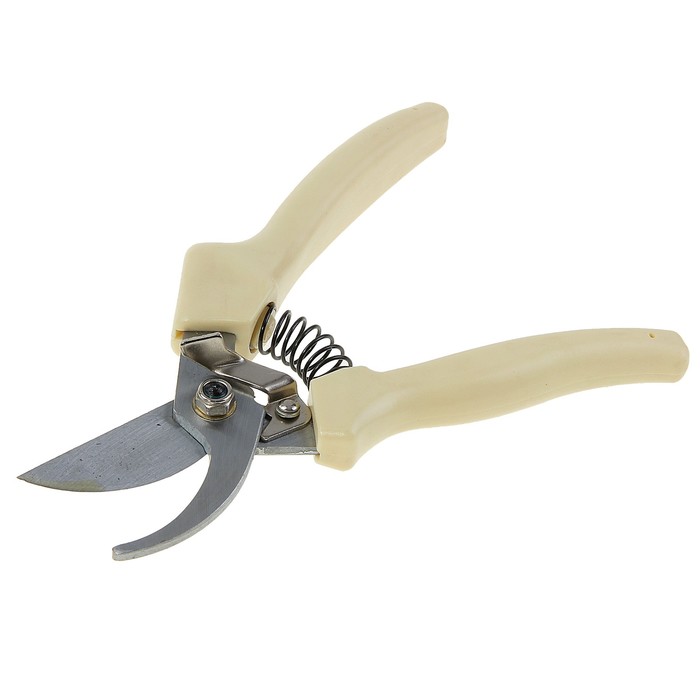 Секатор плоскостной, 8" (20 см), пластиковые ручки