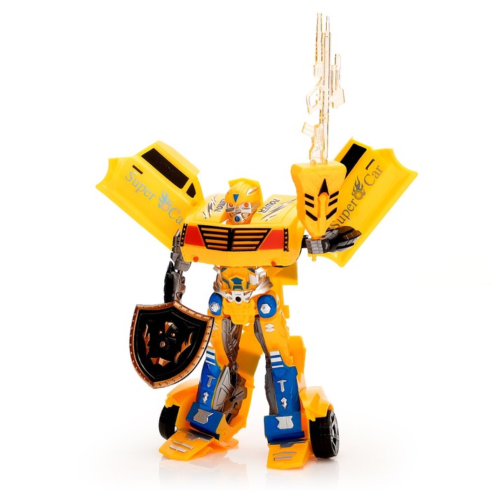 Робот-трансформер «Гонка», световые и звуковые эффекты, работает от батареек