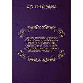 

Книга Censura Literaria