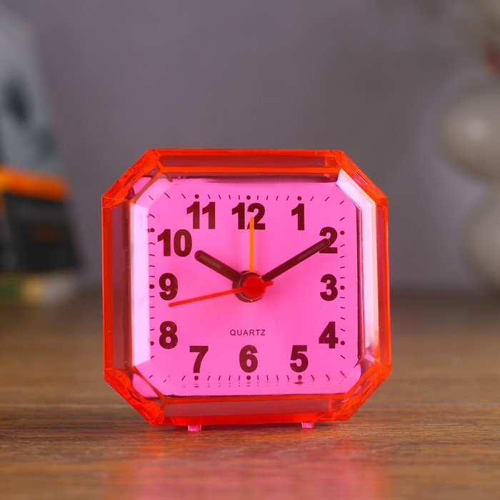 Будильник "Уголки", цвета МИКС