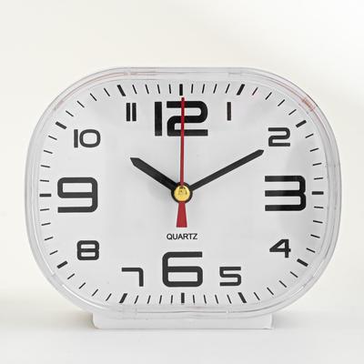 Будильник Вставай, 12 х 10 см, белый
