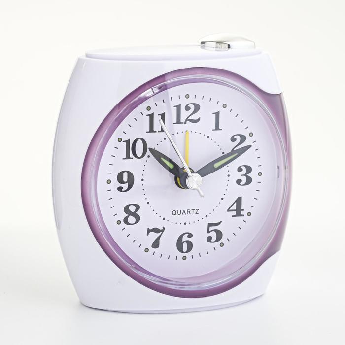 Будильник «Объёмный круг», подсветка, микс