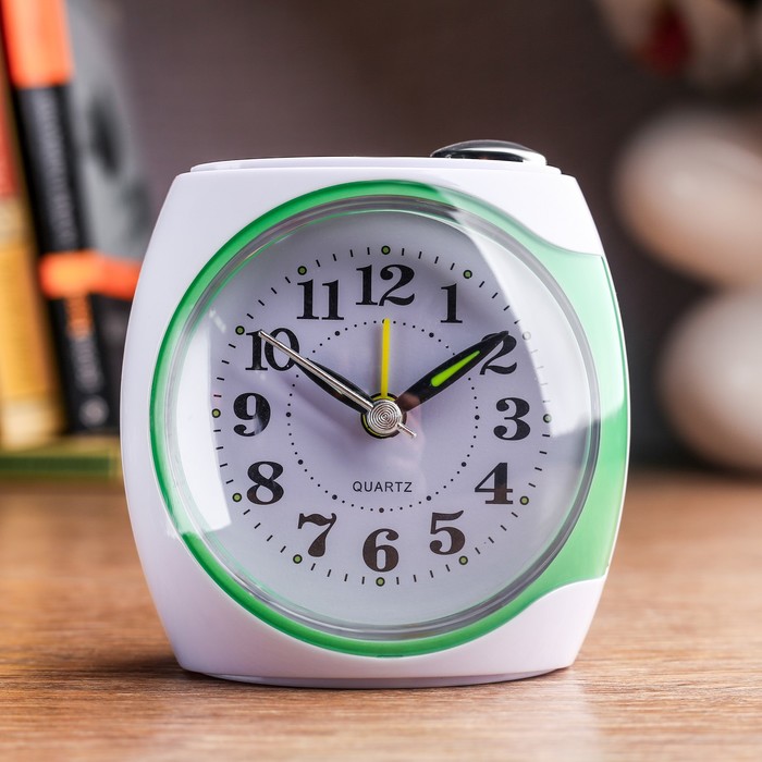 Будильник «Объёмный круг», подсветка, микс