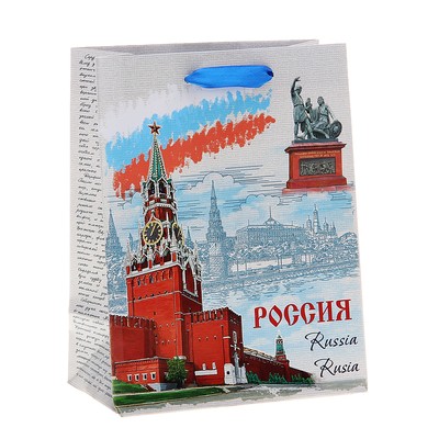 Пакет подарочный MS "Россия"