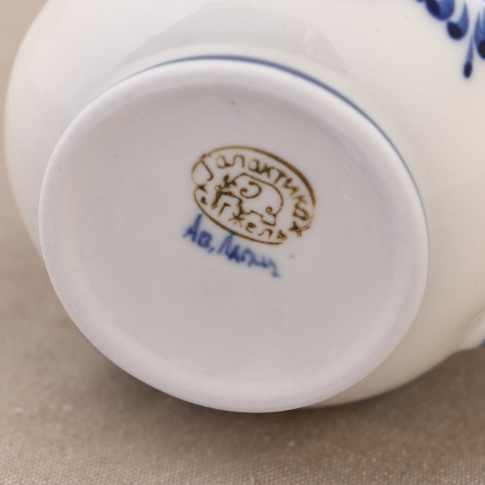 Кружка «Радость», H=8 см, гжель