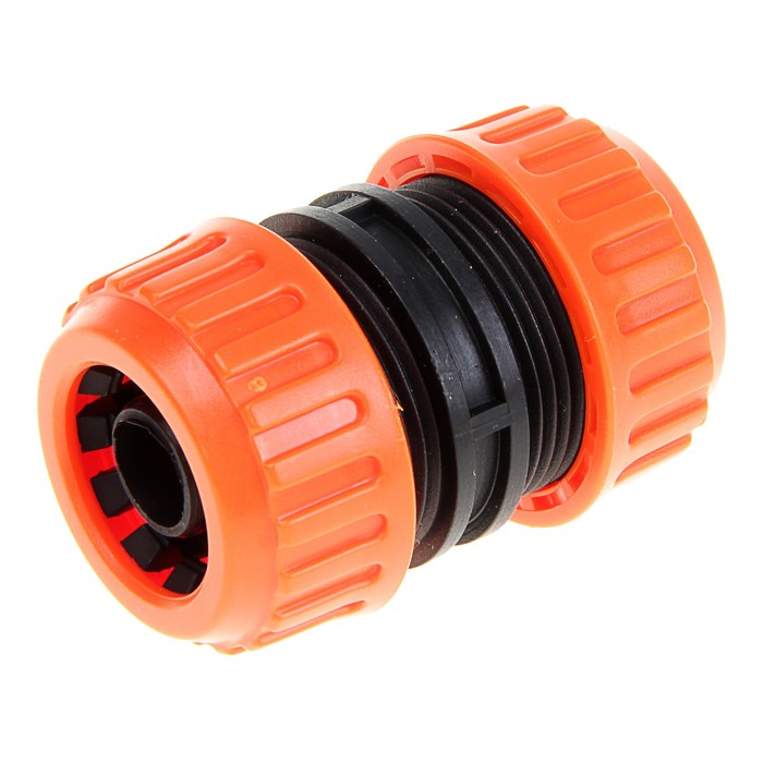 Муфта-соединитель, 1/2&quot; (12 мм) – 1/2&quot; (12 мм), цанга, ABS-пластик