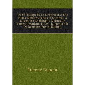 

Книга Traité Pratique De La Jurisprudence Des Mines, Minières, Forges Et Carrières