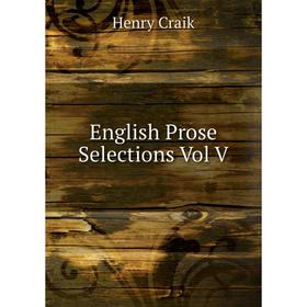 

Книга English Prose Selections Vol V