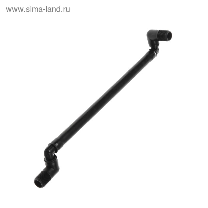 

Переходник, 1/2" (12 мм) — 1/2" (12 мм), 34 см, с поворотным механизмом, пластик