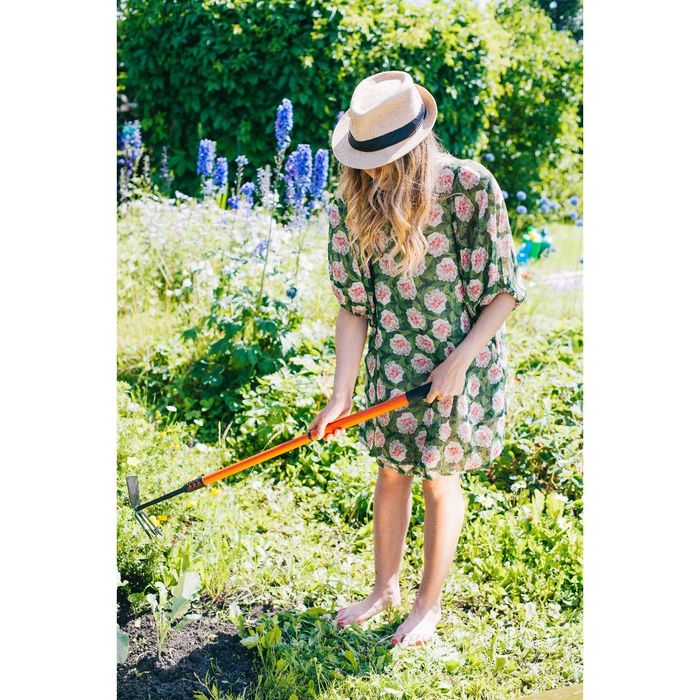 Мотыжка комбинированная, телескопическая, длина 70-100 см, прорезиненная ручка