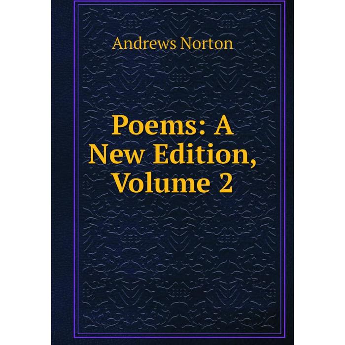 A first Poetry book. Andrew Norton Mind for trade.