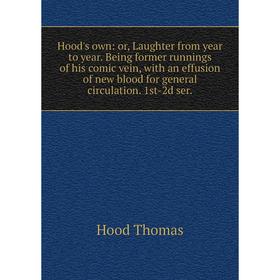 

Книга Hood's own: or, Laughter from year to year. Being former runnings of his comic vein, with an effusion of new blood for general circulation