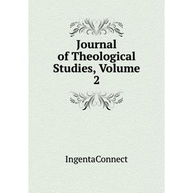 

Книга Journal of Theological Studies, Volume 2
