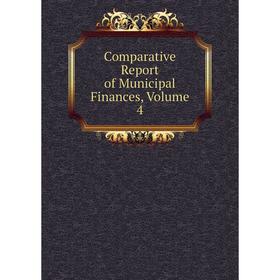 

Книга Comparative Report of Municipal Finances, Volume 4