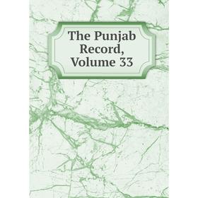 

Книга The Punjab Record, Volume 33