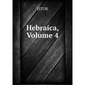 

Книга Hebraica, Volume 4. JSTOR