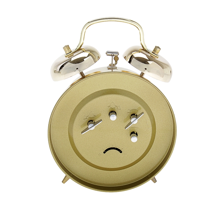 Будильник механический "Классика", стрелки светятся