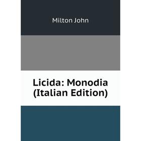

Книга Licida: Monodia
