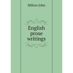 

Книга English prose writings