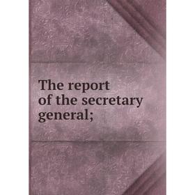 

Книга The report of the secretary general
