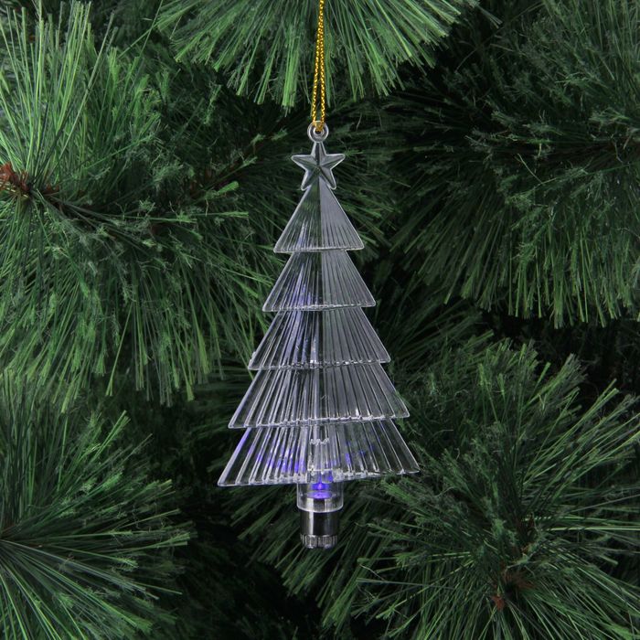 Игрушка световая "Елочка", 10 см, батарейки в комплекте