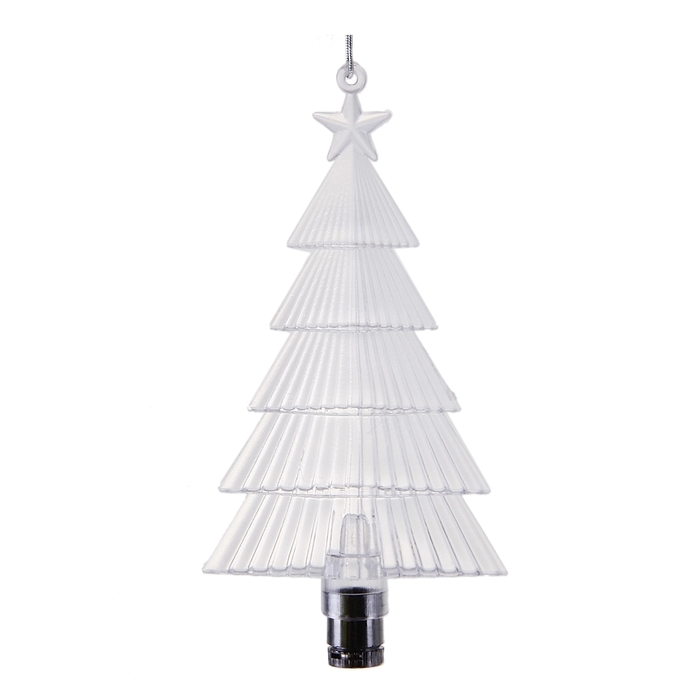 Игрушка световая "Елочка", 10 см, батарейки в комплекте