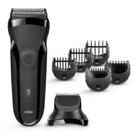 

Электробритва Braun Shave Style 300BT, сеточная, 7 Вт, от аккумулятора, чёрная