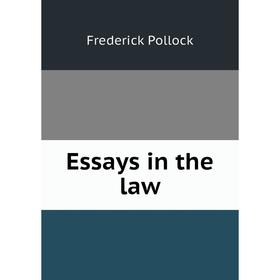 

Книга Essays in the law