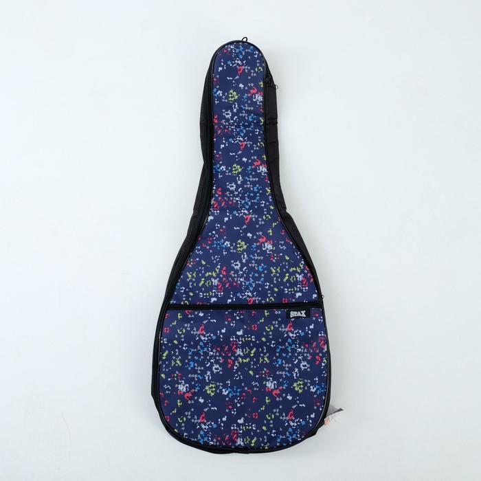 фото Чехол для гитары с уменьшенной мензурой размером 3/4 утепленный: с карманом, 2 ремня с на