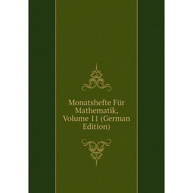 

Книга Monatshefte Für Mathematik, Volume 11