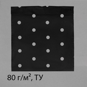 Материал мульчирующий, с перфорацией, 5 × 1,6 м, плотность 80, с УФ-стабилизатором, чёрный, Greengo, Эконом 20%