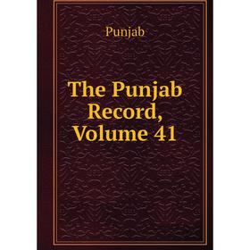 

Книга The Punjab Record, Volume 41